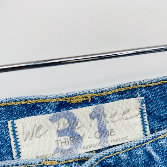 Free People We The Free Hallie Denim Jean Skirt 31 - Picture 8 of 10